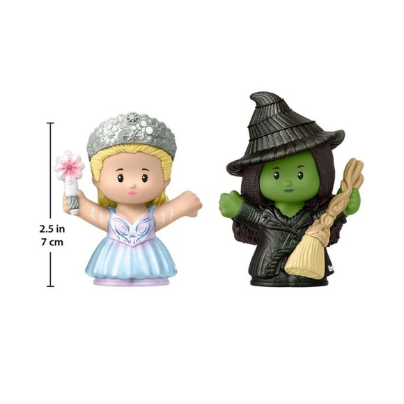 NIB Wicked For Good Little People Collector Glinda Elphaba Set Mattel - Picture 9 of 11